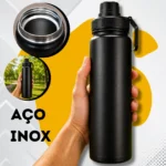 Garrafa De Água Termica 800ml Café Inox Copo Frio E Quente (Garrafa térmica)