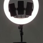 Ring Light 18 polegadas Com Suporte 3 Celulares e Tripe 2,10 altura FANG (Ring Light)