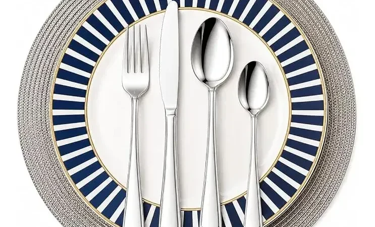 Faqueiro Inox 24 Peças Attuale Haushop Jogo de Talheres Kit Completo Premium (Jogo de talheres)